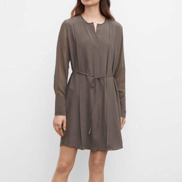 ❤️❤️❤️Club Monaco Silk Shirt Dress - Picture 5 of 5